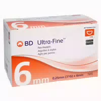 Bd Ultra Fine Pen Nadeln 6 mm 31 g 0 25 mm 105 st