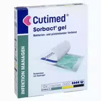 Cutimed Sorbact Hydro Gel Kompressen 7,5x7,5 cm 10 st
