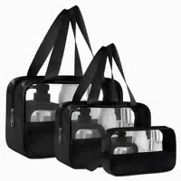 Transparente Kulturtasche Damen Reise Organizer Wasserdicht 1 st