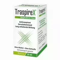 Traspirex Deo Roller für Empfindliche Haut ohne Alkohol und Duftstoffe