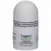 Traspirex Deo Roller für Empfindliche Haut ohne Alkohol und Duftstoffe
