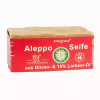Finigrana Aleppo Seife mit 16% Lorbeeröl 180 g