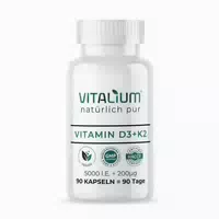 Meinvitalium Vegane Vitamin D3 K2 Kapseln 90 St