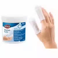 Trixie Zahnpflege Fingerlinge für Hunde Einweg Fingerpads