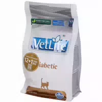 Trockenfutter Farmina Vetlife Diabetic Katze Adult