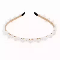 Elegantes Perlenstirnband für das Haar