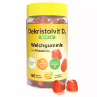 Dekristolvit D3 1000 I E 2 X 60 Weichgummis