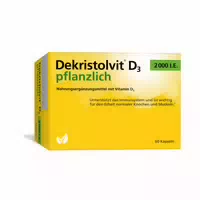 Dekristolvit D3 2000 I E Pflanzlich 60 st Kapseln