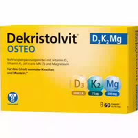 Dekristolvit Osteo D3 K2 mg 60 st Kapseln