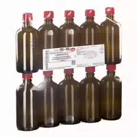 Tropfflasche 100 ml mit Einsatz Verschluß Braun