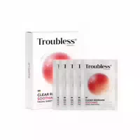 Troubless Clear Whitehead Peeling Facial Sheet Mask X 5 Sheets 5pcs