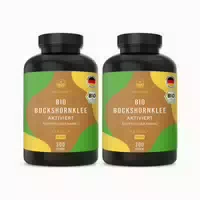 Aktivierte Bio Bockshornklee Kapseln Vegan & Made in De 600 st