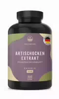 True Nature Artischocken Extrakt Kapseln Mit 2,5% Cynarin Vegan & Made In Germany