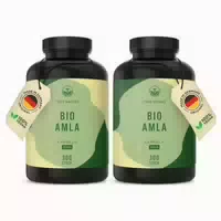 Bio Amla Kapseln Indische Superfrucht 100 Tage Vorrat 300 st