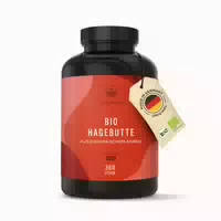 True Nature Bio Hagebutte Kapseln Big Pack 2 Monate Vorrat Europäischer Anbau