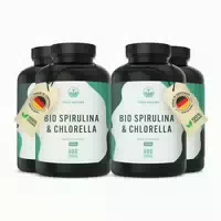 Bio Spirulina & Chlorella Presslinge 2400 st
