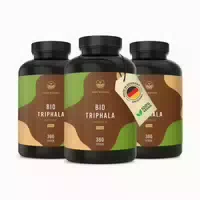 Bio Triphala Kapseln Eisen Quelle, Vegan & Made In Germany 3x360 St