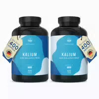 Kalium Kapseln Kaliumcitrat Vegan 200 Tage Vorrat 400 st