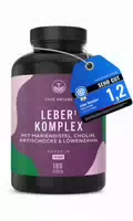 Leber Komplex Testsieger Leber Kur Mit Mariendistel, Cholin, Artischocke & Löwenzahn, True Nature