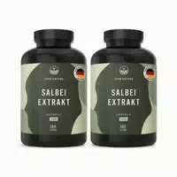 Salbei Kapseln Vegan, 12mg Ätherische Öle, 6 Monate Vorrat 180 st
