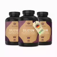 Silizium Kapseln, mit Zink & Selen, Vegan & Made in Germany 360 st