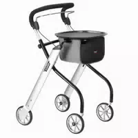 Wohnraum Rollator Lets Go Holz Silber 1 st