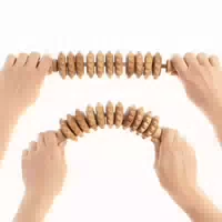 Tuuli Anti Cellulite Flexi Massagegerät Massageroller Roller Maderotherapie Aus Holz