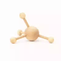 Tuuli Triggerpunkt Massagegerät Massager Massagespinne Rücken Nacken Schulter aus Holz