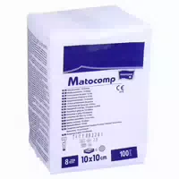 Mullkompressen 10x10 Cm Unst 8fach 13fäd 100 St