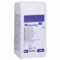 Mullkompressen Matocomp 10x10 Cm Unsteril 12 Fach