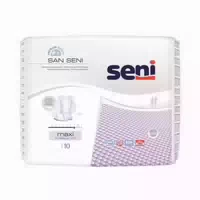 San Seni Maxi Inkontinenzvorlagen, 37 X 69 Cm, 2200 Ml, 10er Pack 8x10 St