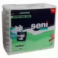 Seni Super Trio Medium Inkontinenzhosen, Unisex, 10er Pack, 75 110 Cm, 3000 Ml 6x10 St