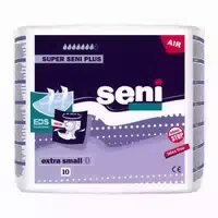 Super Seni Plus Extra Small Inkontinenzhosen, Unisex, 10er Pack, 40 60 Cm, 1800 Ml 12x10 St