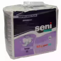 Super Seni Plus Large Inkontinenzhosen, Unisex, 10er Pack, 100 150 Cm, 3200 ml 10 st