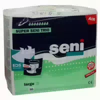 Super Seni Trio Large Inkontinenzhosen, Unisex, 10er Pack, 100 150 Cm, 3400 Ml 10 St
