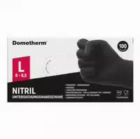 Domotherm Untersuchungshandschuhe Nitril Unste Pf l Schwarz
