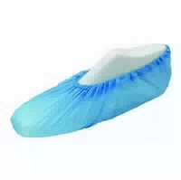 Überschuhe Einweg Cpe M Gummizug Blau 100 St