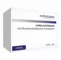 Uhrglasverband Prisoma Steril Transparent