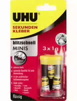 Uhu Sekundenkleber Blitzschnell Minis Flüssig