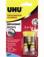 Uhu Sekundenkleber Gel Blitzschnell Minis