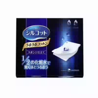 Unicharm Silcot Sponge Touch Moisturizing Cotton Pads