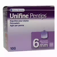 Unifine Pentips Kanüle 31 g 0,33x6 mm