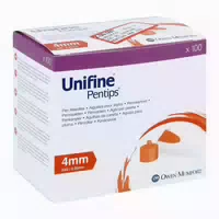 Unifine Pentips Kanüle 33 G 4 Mm