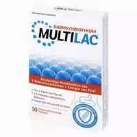 Darmsynbiotikum Multilac 10 st Kapseln Magensaftresistent