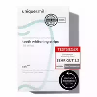 Uniquesmile Zahnaufhellung Whitening Strips Frei Von Peroxid