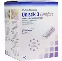 Unistik 3 Comfort 1,8 Mm Eindr Tiefe Stechhilfe 100 St Lanzetten