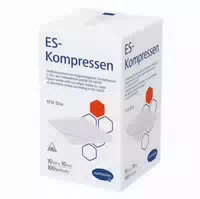 Es Kompressen Unsteril 10x10 cm 12fach 100 st