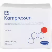 Es Kompressen Unsteril 10x20 cm 12fach