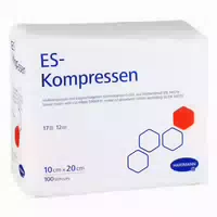 Es Kompressen Unsteril 10x20 cm 12fach