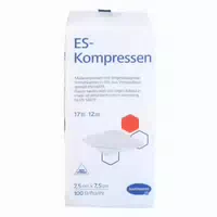 Es Kompressen Unsteril 7,5x7,5 cm 12fach
